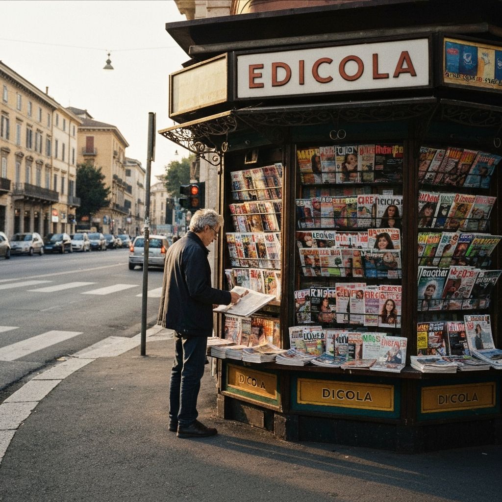 Edicola italiana